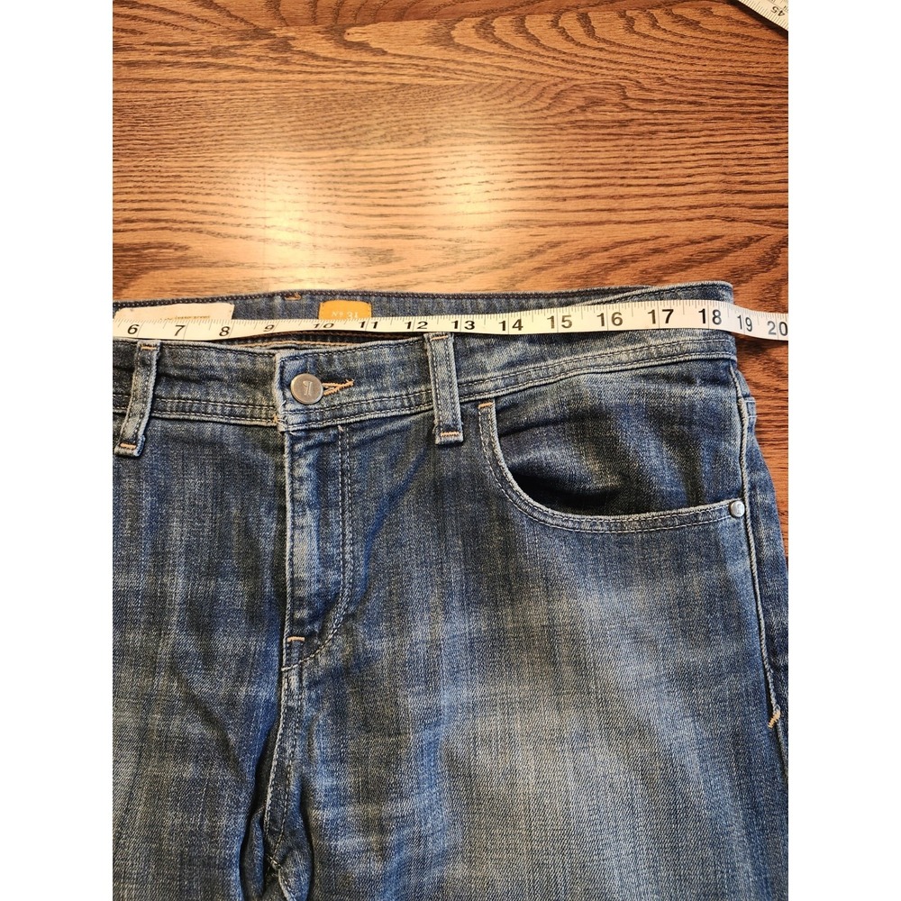 Pilcro and The Letterpress Jeans Womens Size 31 Anthropologie Hyphen Knee Patch - Picture 11 of 15